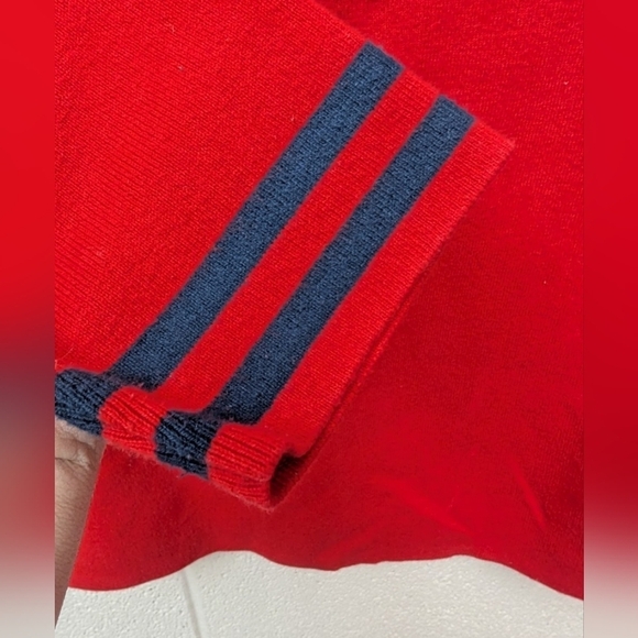 Tommy Hilfiger embroidered sweater red/navy/white size XL - Picture 5 of 11